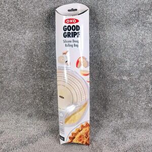 OXO Good Grips Dough Rolling Bag White Silicone 14 Inch Non-Stick
